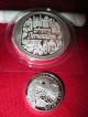 1 Oz.  999 Fine Silver Bullion City Of Peace Holy Land Coin Rouind Silver photo 3