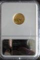 2008 - W 1/10 Oz Gold Buffalo Ms - 70 Ngc First Year Of Issue Gold photo 1