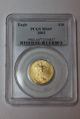Us 2003 Pcgs Ms69 $10 Gold American Eagle Coin 1/4 Oz Unc Bu Nr 71534857 Gold photo 1