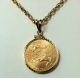 14k Yellow Gold American Eagle 1/4 Oz Fine Gold $10 Coin Pendant - 1994 Gold photo 1