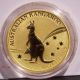 Australian 2009 $25.  1/4th.  Oz. .  9999 Gold Proof Kangaroo Coin. Gold photo 1