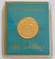 1975 Bahamas Bunc 22ct Gold $100 Dollars Coin Flamingos Carded With Certificate South America photo 5