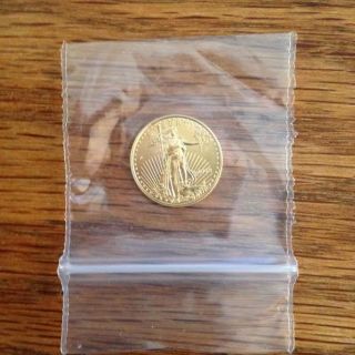 2008 Gold American Eagle (bullion Coin) 1/10 - Oz photo