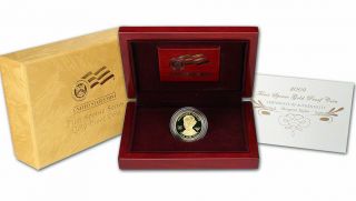 2009 - W $10 Proof Margaret Taylor First Spouse 1/2 Oz Gold In photo