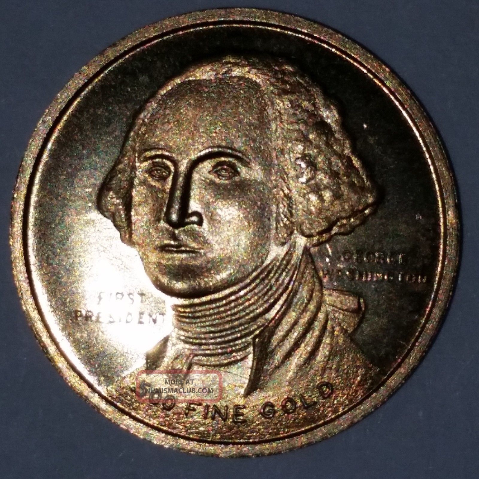 1776 1976 George Washington Bicentennial 500 Fine Gold Uncirculated 1776-1976-george-washington-bicentennial-500-fine-gold-uncirculated
