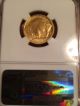2008 W $10 Gold Buffalo Ngc Ms 70 1/4 Oz Bison Label Gold photo 1