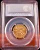 2009 $10 Gold Eagle Ms70 Graded By Pcgs (1/4 Oz.  Gold) Gold photo 1