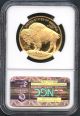 2009 - W $50 Proof Gold Buffalo Early Release Ncg Pf - 70 Ultra Cameo Blue Label Gold photo 1