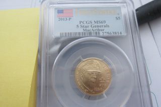 2013 5 Star General Gold Unc Uncirculated Pcgs Ms69 First Strike Only 5658 Rare photo