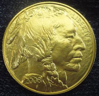 2008 $50 1oz.  Gold Buffalo U.  S.  Bullion Coin.  9999 Fine Uncirculated photo