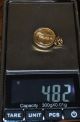 1988 American Fine 999 Gold Eagle 1/10 Ounce $5 Coin Bullion Liberty + 14k Bezel Gold photo 7