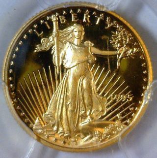 1995 - W,  Pcgs Proof - 70 Dcam,  $5 Gold Eagle 