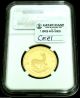 2013 Gold Proof South African Krugerrand 1/2 Oz Very Rare Pf70 Ngc Gold photo 2