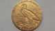 Coinhunters - 1910 Indian Head $2 - 1/2 Gold Quarter Eagle - Almost Uncirculated+,  Au+ Gold photo 3