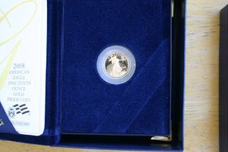 2008 W.  $5 American Gold Eagle Proof. photo