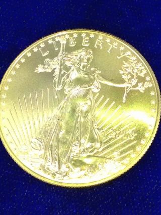 Solid Gold 2013 Double Eagle One Ounce Coin photo