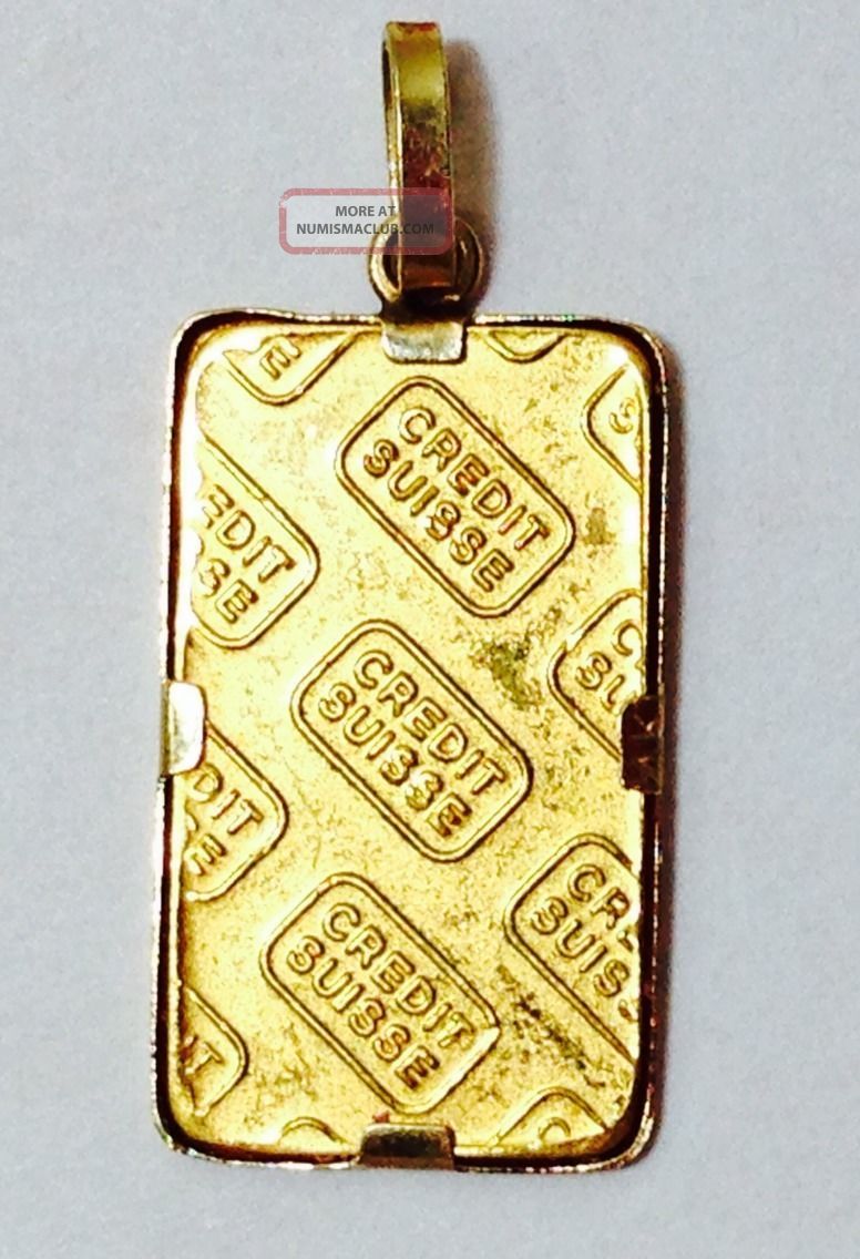 1 gram credit suisse gold bar