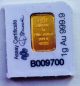 9999 Gold Bar 1 Gram Lady Fortuna Pamp Suisse Multigram Assay Bu Gold photo 1