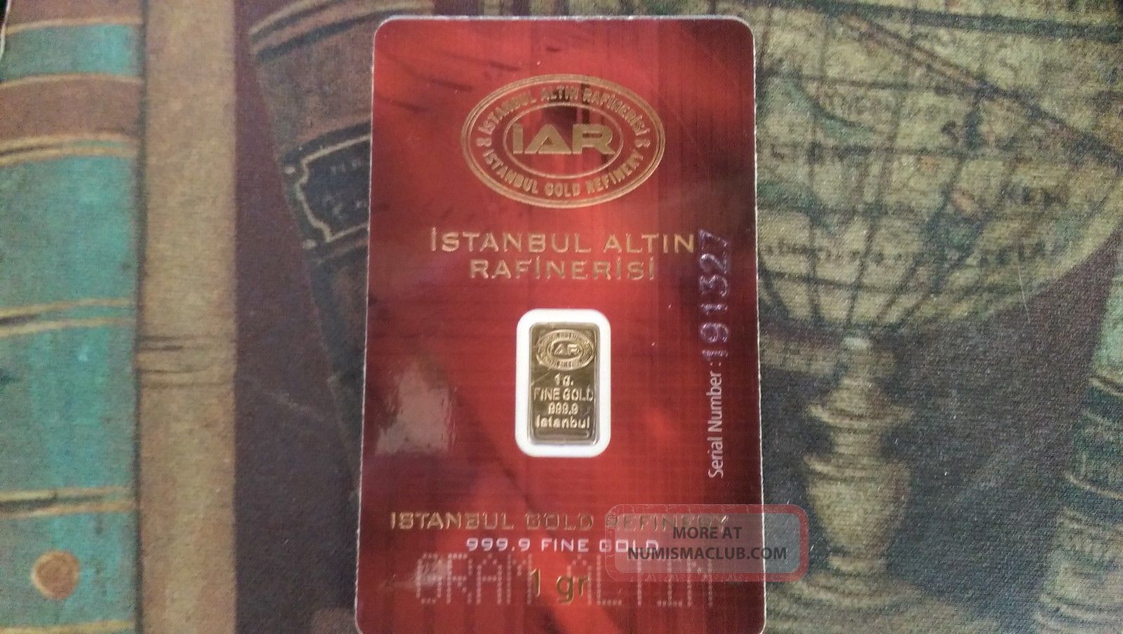 Iar Istanbul Altin Rafinerisi 1 Gram Pure 999 9 Fine Gold Bar Certified Pur
