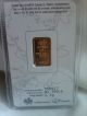 2.  5 Gram Pamp Suisse Fine Gold 999.  9 Certificate 558927 Gold photo 2