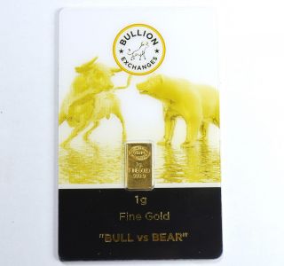 1 Gram Fine Gold Bar Bullion Exchanges 