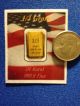 1/3 Gram 999.  9 Pure Gold Flat Bar & 1 - 1 Oz Copper Standing Liberty In Case Gold photo 9