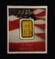 1/3 Gram 999.  9 Pure Gold Flat Bar & 1 - 1 Oz Copper Standing Liberty In Case Gold photo 2