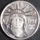1997 $10 1/10oz.  Platinum Eagle Statue Of Liberty Coin Graduation Gift Invest Platinum photo 1