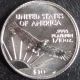 1997 $10 1/10oz.  Platinum Eagle Statue Of Liberty Coin Graduation Gift Invest Platinum photo 2