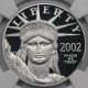 2002 - W Statue Of Liberty One - Ounce Platinum Eagle $100 Pf 69 Ultra Cameo Ngc Platinum photo 2