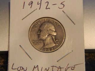1942 - S Washington Quarter - Low Mintage Coin photo