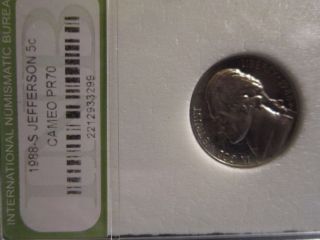 N92 1988 S Jefferson Nickel Uncirculated Coin Collectable Money photo