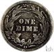 1906 D Very Good Vg Barber Silver Dime 10c Us Coin A27 Dimes photo 2