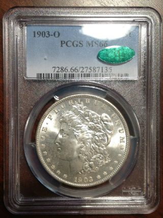 $1 Morgan 1903 - O Pcgs Ms66 Cac photo