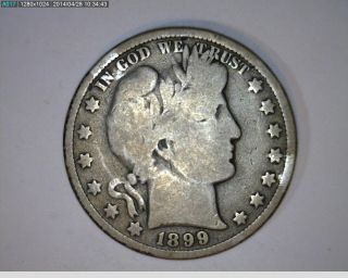 1899 Barber Half Dollar (9 - 63) photo