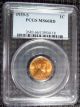 1939 - S Lincoln Cent Pcgs Certified Ms - 66 Red 13954118 B Small Cents photo 2
