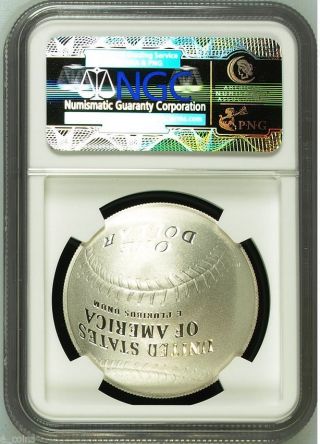 2014 P $1 Silver Dollar Baseball Hall Of Fame Ngc Pf70 Uc Proof Nolan Ryan photo