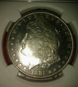 1881 S Morgan Silver Dollar photo