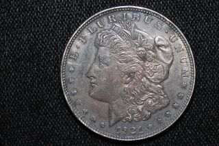 1921 United States.  Morgan Dollar.  Very Nicely Toned. photo