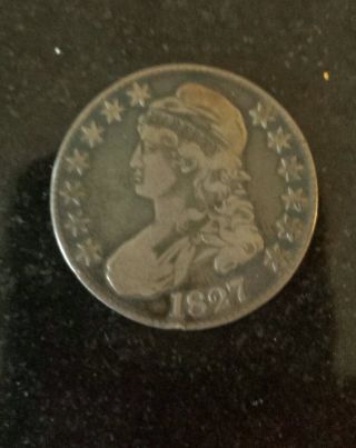 1827/6 50c Capped Bust Half Dollar photo
