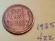 1935 Lincoln Cent Fine Detail Great Coin (422) Wheat Back Penny Small Cents photo 1