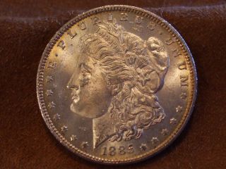 1885 - O Morgan Dollar,  129 Yrs Old,  90% Silver,  Coin photo