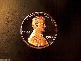 1984 - S Gem Proof Lincoln Memorial Cent photo