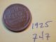 1925 Lincoln Cent Fine Detail Great Coin (747) Wheat Back Penny Small Cents photo 1