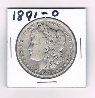 1891 - O Morgan Silver Dollar photo
