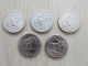 5 Eisenhower Dollars With Different Dates Or Marks 76 Dollars photo 2