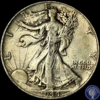 1944 P Extra Fine Silver Walking Liberty Half Dollar 547 photo