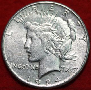 1924 - S Silver Peace Dollar photo