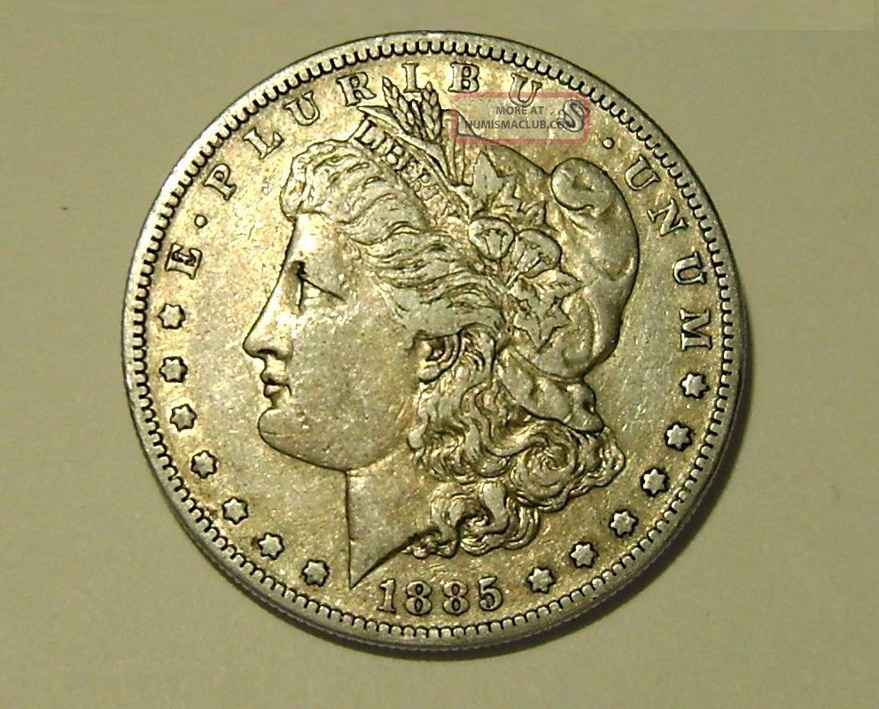 1885 S Morgan Dollar, Better Date, Low Mintage