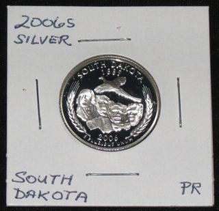 2006s Silver South Dakota State Washington Quarter photo